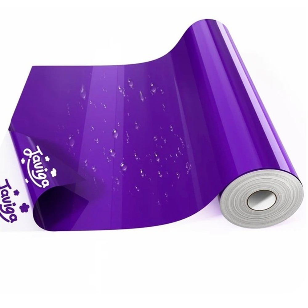 12" x 40FT Purple Permanent Glossy Vinyl Roll for Cutting Machines